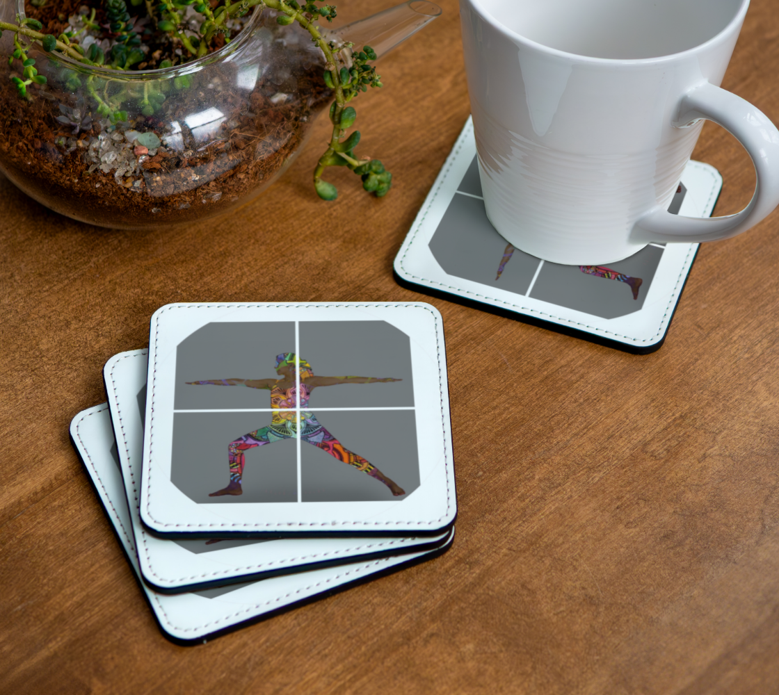 Warrior Pose-Coaster