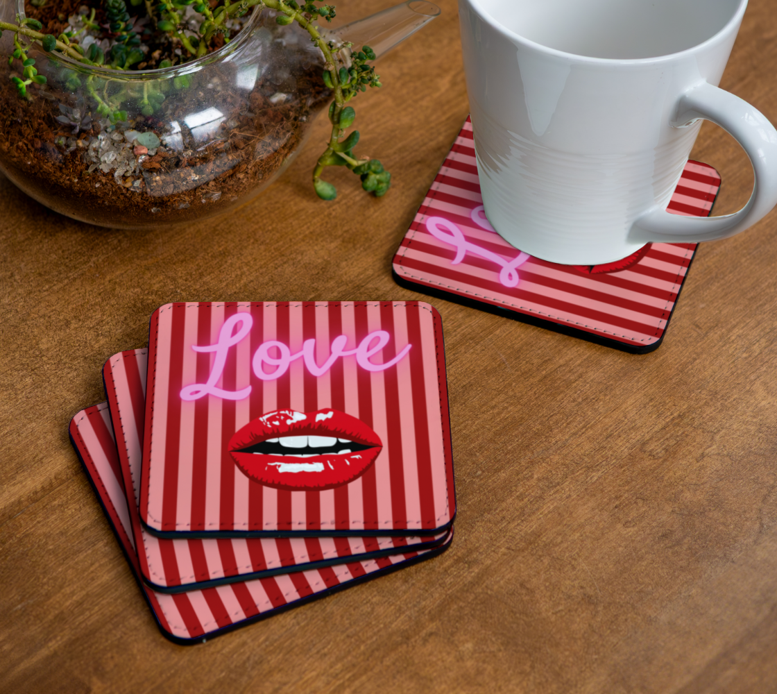 Love Lips-Coasters