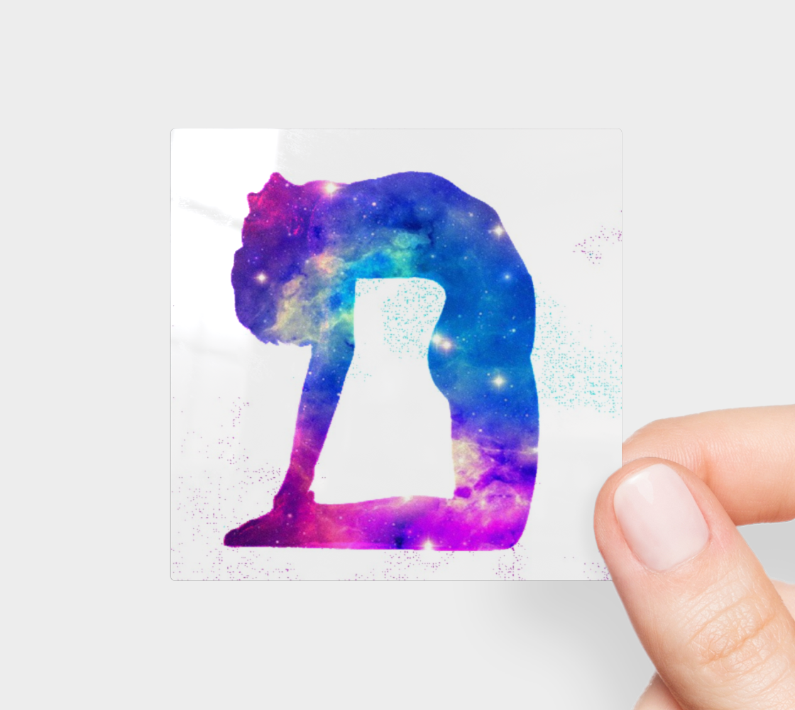 Yoga Universe-Sticker