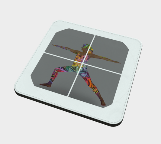 Warrior Pose-Coaster