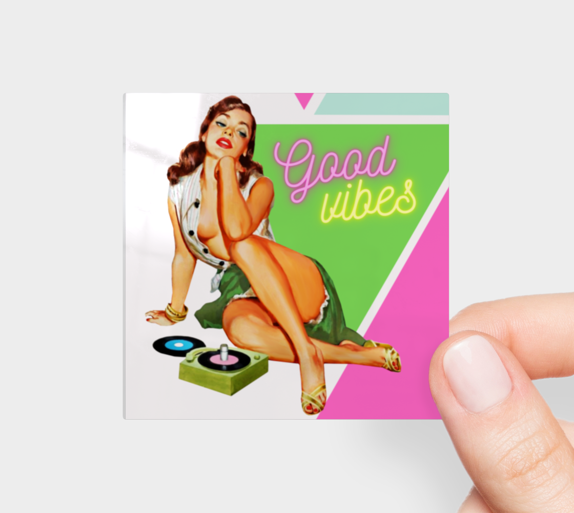 Good Vibes-Sticker