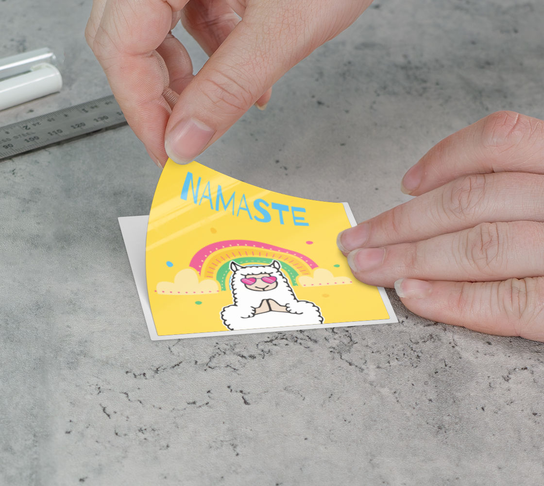 Namaste Yellow-Sticker