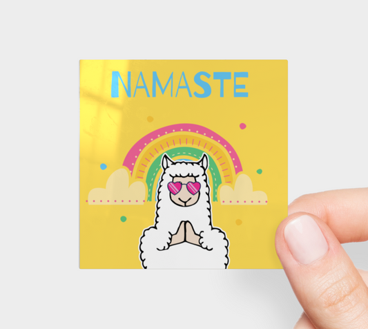 Namaste Yellow-Sticker