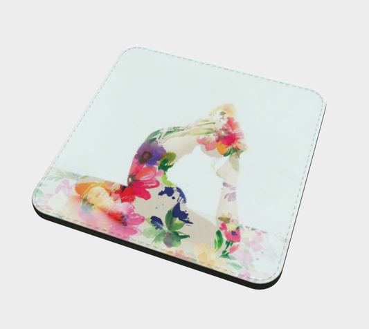 Floral Yoga-Coaster